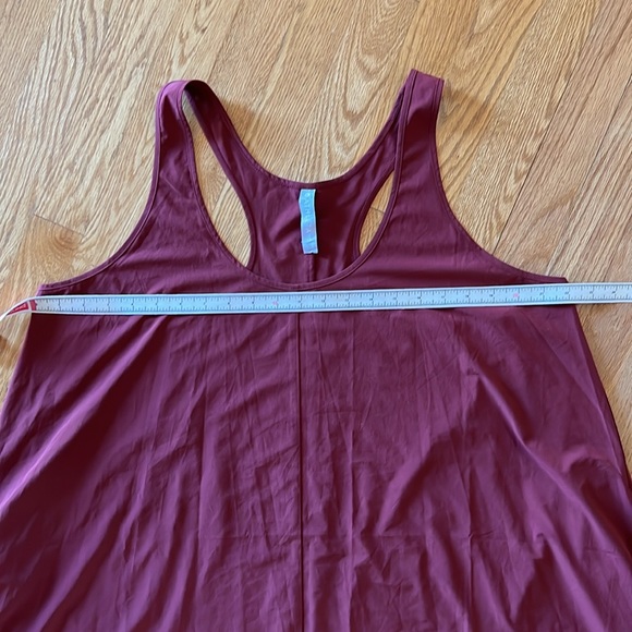 Athleta Sleeveless Travel Maxi Dress Size XL Maroon - Picture 5 of 10